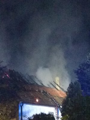 pożar budynku w m. Kobiela