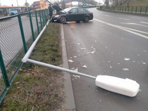 widok  z miejsca zdarzenia ul.Olsztyńska Lidzbark Warmiński