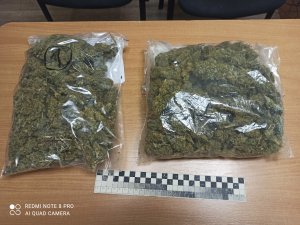 ujawniona marihuana podczas kontroli drogowej