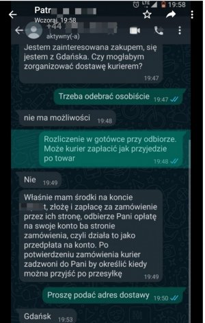 tekst korespondencji