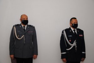 nadinsp. Tomasz Klimek  i mł. insp. Przemysław Polechoński