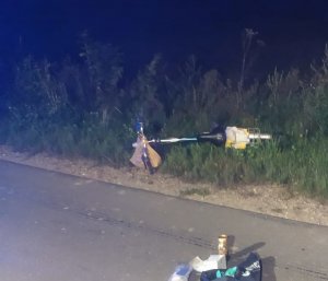widok z miejsca zdarzenia