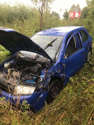 Uszkodzony pojazd marki Skoda Fabia