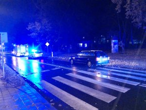 widok z miejsca zdarzenia na drodze krajowej nr 51