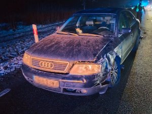 Uszkodzony pojazd Audi A6