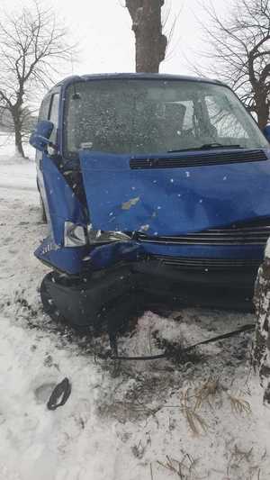 uszkodzony pojazd VW Transporter