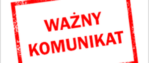 Ważny komunikat