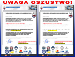 Uwaga! Przestępcy podszywają się pod policjantów CBŚP