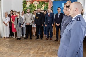 Uroczystość powołania na stanowisko I Zastępcy Komendanta Powiatowego Policji w Lidzbarku Warmińskim